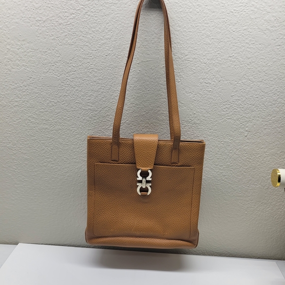 Salvatore Ferragamo Tan Leather Tote - Picture 2 of 15